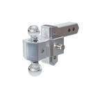 Curt Alumalite 3-1/2" Drop Adjustable Aluminum Hitch w/ Dual Ball