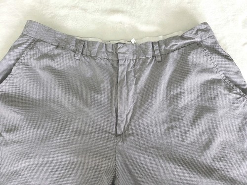 Marc Ecko Shorts Mens 38 Gray Plaid Cut & Sew Classic Flat Front Casual - Picture 3 of 11