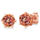 Stud Earrings For Women (1.90 Cttw, Ecstasy Mystic Topaz Gold Plated 6-Prong