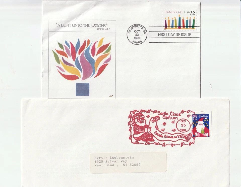 (5) WORLDWIDE FIRST DAY OF ISSUE CHRISTMAS COVERS - Image 3 of 3