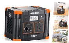  300W Portable Power Station 230.88Wh Solar Generator with USBC PD 60W, 330W