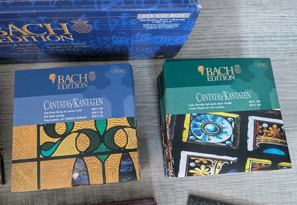 Bach Edition Complete Works 155 Boxed CD Set Brilliant Classics MISSING 3 CDS - Bild 3 von 4
