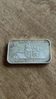 Vintage Merry Christmas Happy New Year Santa 1 Troy Oz. .999 Fine Silver Bar