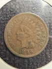 1896 1c Indian Head Liberty One Cent Penny Variety 3 Bronze VF