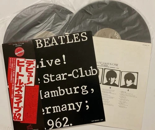 1977 Japan 1st Press THE BEATLES LIVE! AT THE STAR CLUB HAMBURG 1962 2XVINYL LP