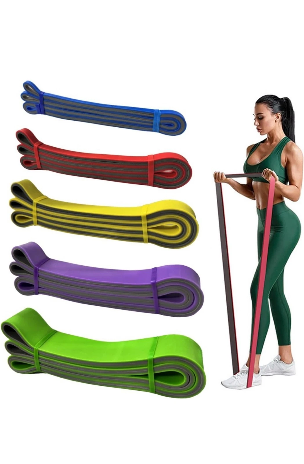 Resistance Bands Set, 5 Different Levels Resistance Band Set for Men and Women