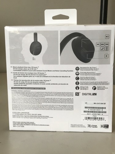 Sony WHCH710N Cuffie Bluetooth wireless con cancellazione del rumore. - Foto 16 di 56