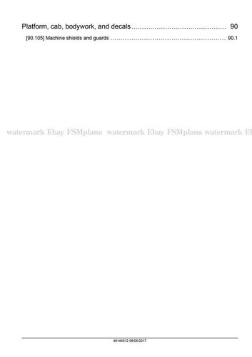New Holland 840CD 880CF Draper Header Workshop Repair Service Manual on Paper - Picture 4 of 4