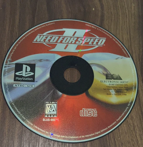 Need for Speed II 2 (PS1, Sony PlayStation 1, 1997) Disc Only