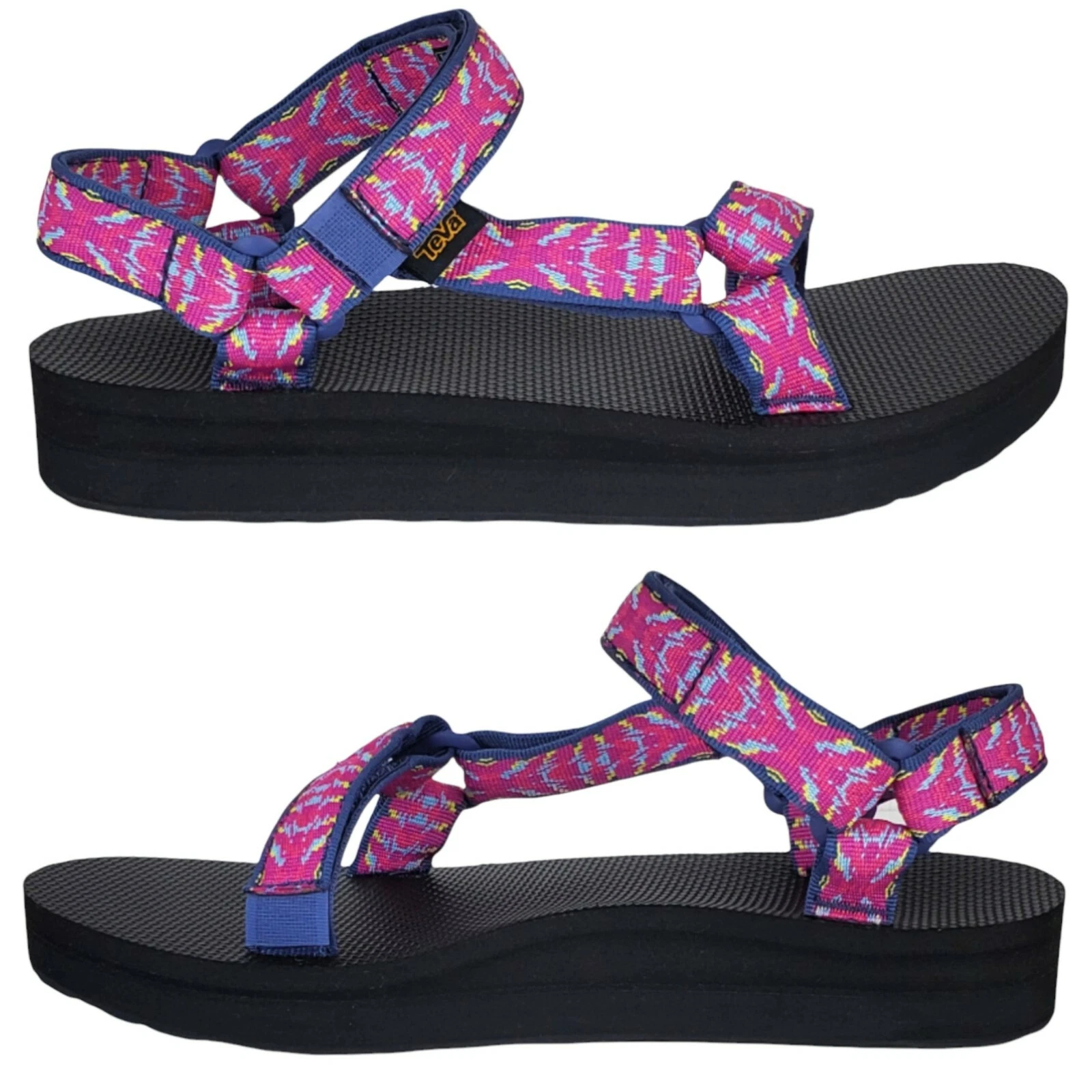 Teva midform universal strappy sandals triton raspberry sorbet womens