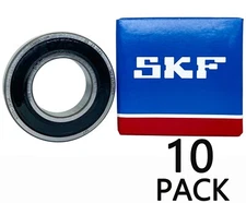 10PACK SKF 6005-2RSH 6005-2RS 25X47X12MM Double Rubber Seal Bearings 6005RS