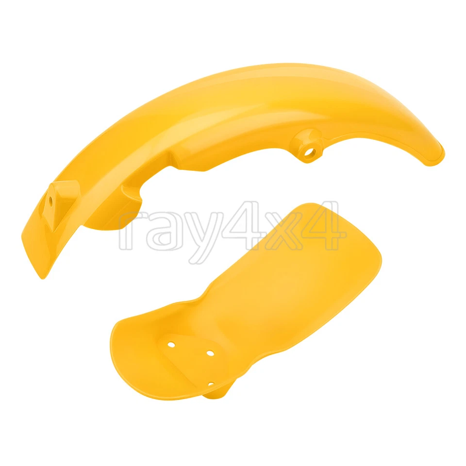 Front & Rear Fenders Set Yellow Guards For Suzuki JR50 1978 1979 1980-1999 JR 50 - Изображение 3 из 4