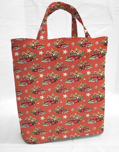 Christmas Vintage Truck Reusable Gift Bags and/or Tote Bags - Picture 6 of 7