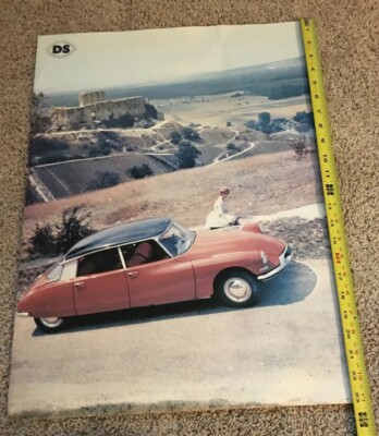 Rare Citroen Id Ds Car Club Poster 1950 S 60 S Nederland International 23 X 17 Ebay