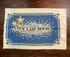 Vintage 1970’s The Late Show Pillowcase Souvenir Perma Prest Muslin Made in USA