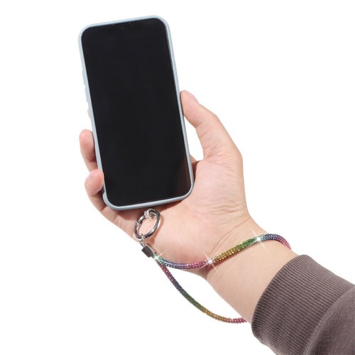 Bling Wrist Straps Hanging Cord Crystal Anti-lost Rope Rhinestone Phone Lanyard - Photo 6 sur 20