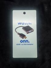 onn. Male HDMI to Female VGA Adapter NEW in package