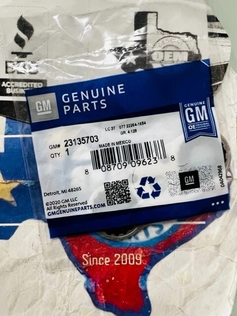 ACDelco GM Original Equipment 23135703 Auto Transmission Oil Cooler Hose Gasket - Image 3 of 3