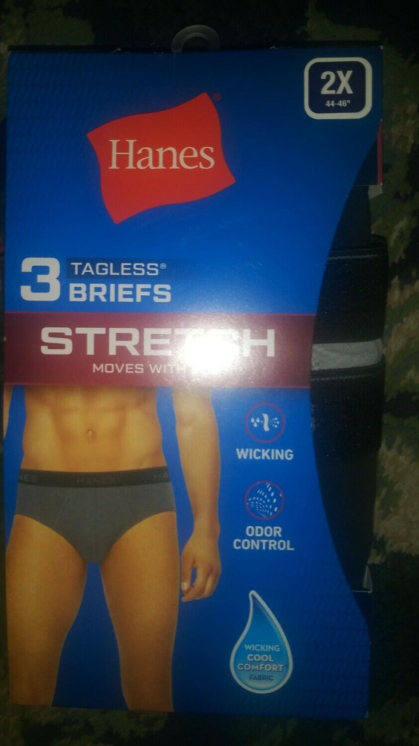 New hanes 3X mens tagless free shipping briefs underwear 3 odor control OFFicial store S pack