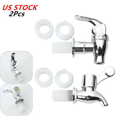 2pcs Stainless Steel Filter Washer Rubber Seal Catch Hot Cold Water Tap Mixer