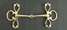 Custom Handmade Brass Butterfly Horse Bit Equestrian Driving Bit Decorative
