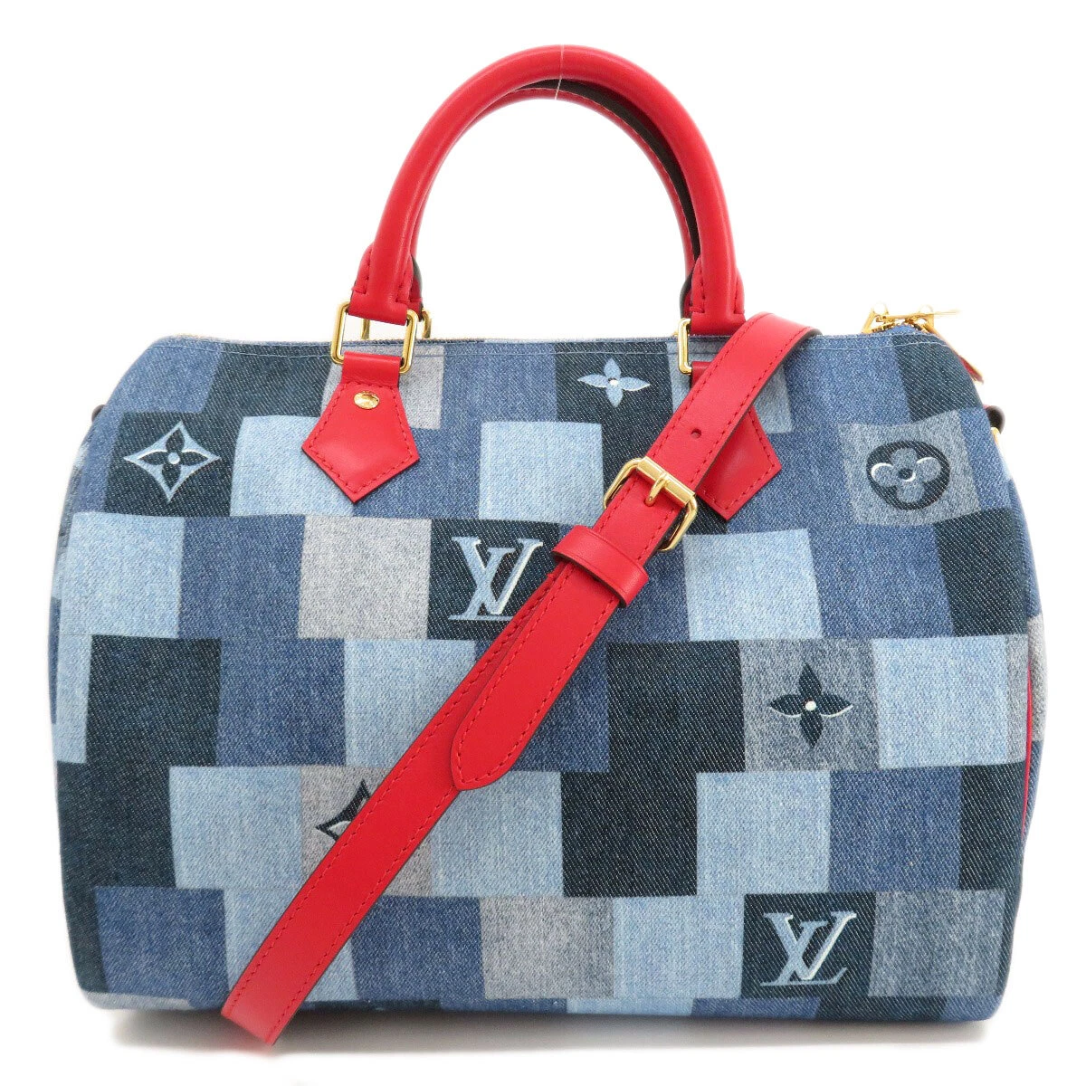 Louis Vuitton Monogram Speedy Bandouliere 30 Boston with Strap