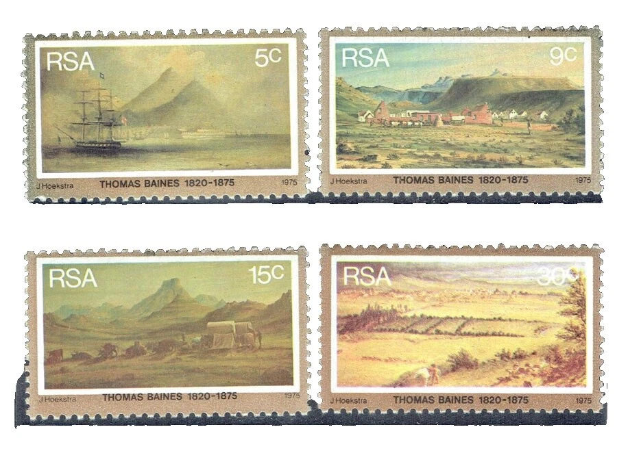 Arte, artista Franqueo estampillas de Sudáfrica (1961-presente)