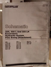 CAT Schematic 325 325L 325LN Excavators Hyd. System Fine Swing(Attmnt)SENR5468