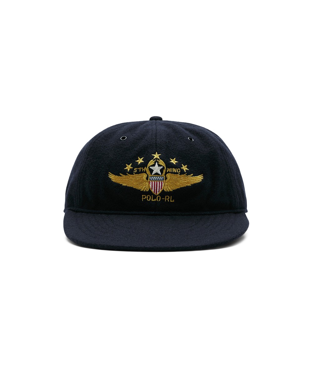 ☆POLO RALPH LAUREN☆ Logo Pilot Ball Cap Navy MAPOHGS0J4212 Genuine Polo Ralph Lauren Logo Pilot Ball Cap -Navy | eBay