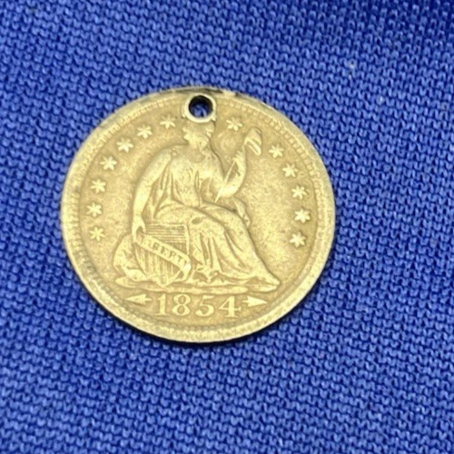 1854-O Seated Liberty Half Dime US Coin Good Condition Variety 3 (1853-1855)