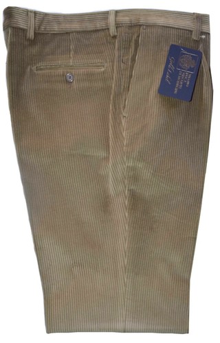 Pantalone uomo classico velluto DUCA VISCONTI DI MODRONE elasticizzato Cognac - Afbeelding 1 van 1