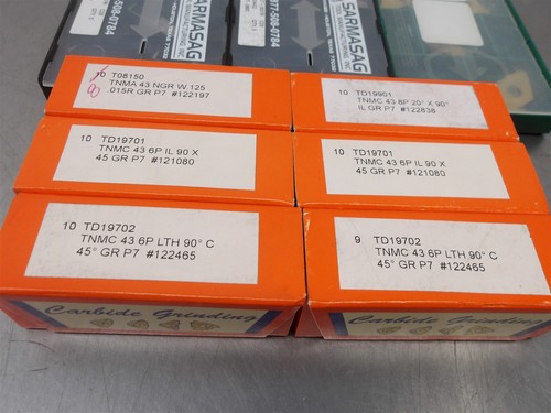 Lot Of 56 NEW! Assorted Carbide Insert -Various Size/Type/Brand (As Shown) - Picture 3 of 3