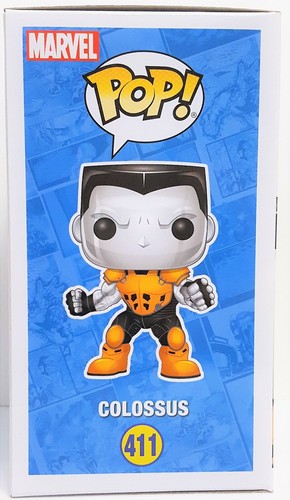 Funko Pop Colossus X-Force Chrome Metallic # 411 X-Men Vinyl Figure - Picture 2 of 7