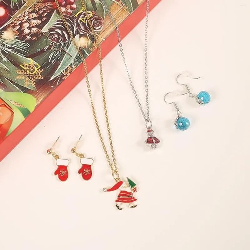 Jewelry Advent Calendar 12 Charms, 10 Pairs of Earrings 2 Chains Christmas Gifts - Picture 4 of 4