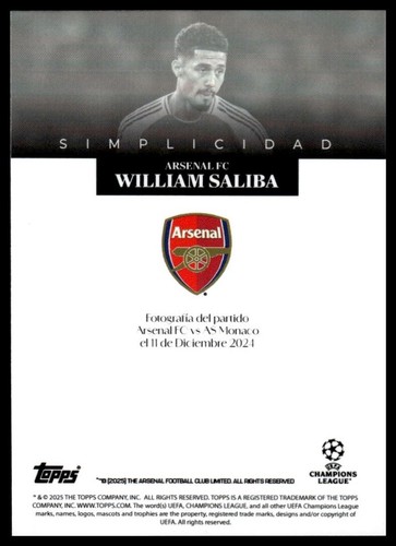 2024-25 Topps UEFA UCL Simplicidad Soccer Pick Your Base Card / Inserts 2025 NEW - Picture 125 of 129