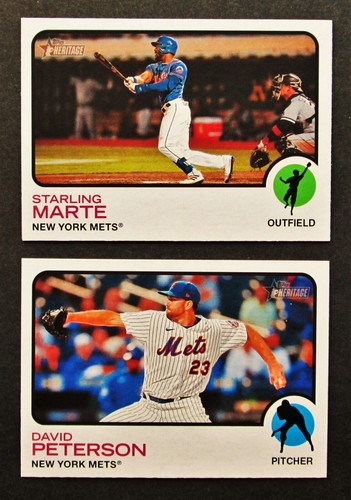 2022 topps Heritage New York Mets Team Set Mark Vientos Rookie - Picture 5 of 6