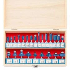 Brocas Para Enrutador De Carburo De Tungsteno, Juego De 24 Brocas Para Enrutador