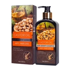 Castor Oil Hair Growth Shampoo with Biotin & Herbs Anti Hair Loss 350ml