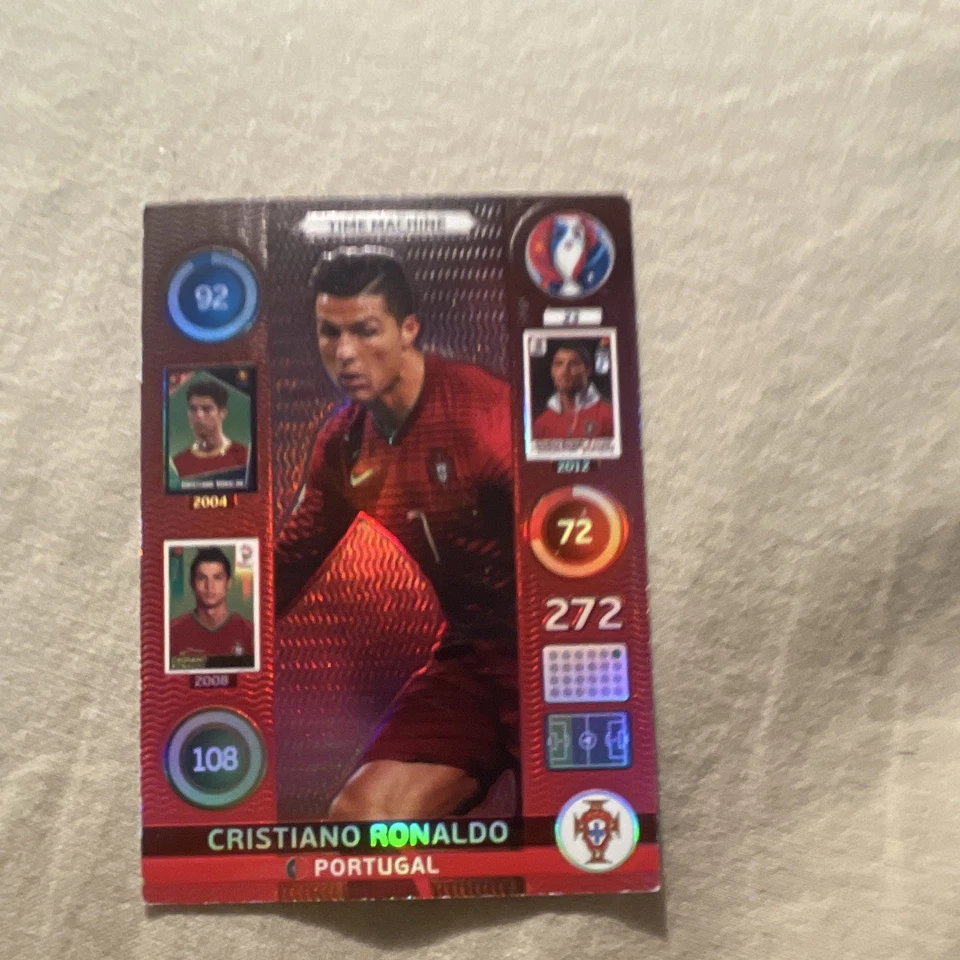 Cristiano Ronaldo Portugal Carte joueur UEFA Euro 2016 Football Time Machine - Photo 1/1
