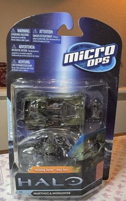 Halo Micro Ops Warthog & Mongoose McFarlane Toys Series 1 2012 Sealed