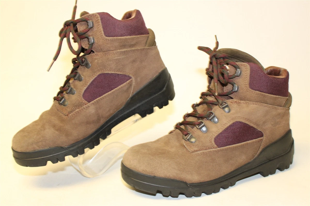Timberland EUC Purple Brown Suede Hiking Desert Ankle Boots Size 7 Youth Timberland®6-Inch Waterproof Boots - Dark Purple  main image 3