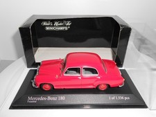 Cheap Rare Pma-Minichamps 1/43 Mercedes Benz Mercedesbenz 180 1953 Red 250707A