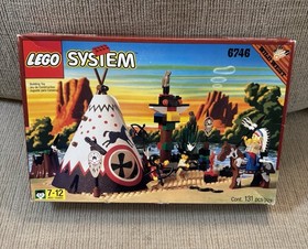 LEGO WESTERN: CHIEF'S TEPEE (6746) COMPLETE W/ BOX & INSTRUCTIONS! MINT