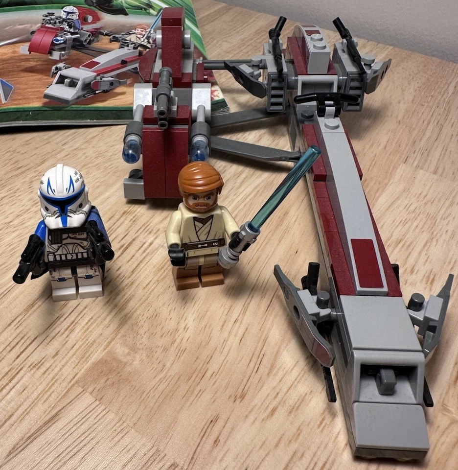 Star Wars Lego 75012 COMPLETO BARC Speeder con Sidecar OG Minifiguras, Manual Sin Caja Foto 2 de 3