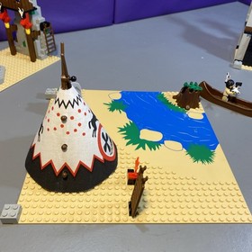 LEGO Western: Rapid River Village (6766) 100% Complete W/ Instructions