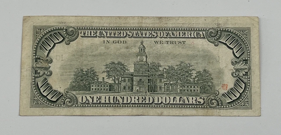 1990 $100 One Hundred Dollar Bill 20864629 Federal Reserve Note Legal Tender USA - Image 4 of 4