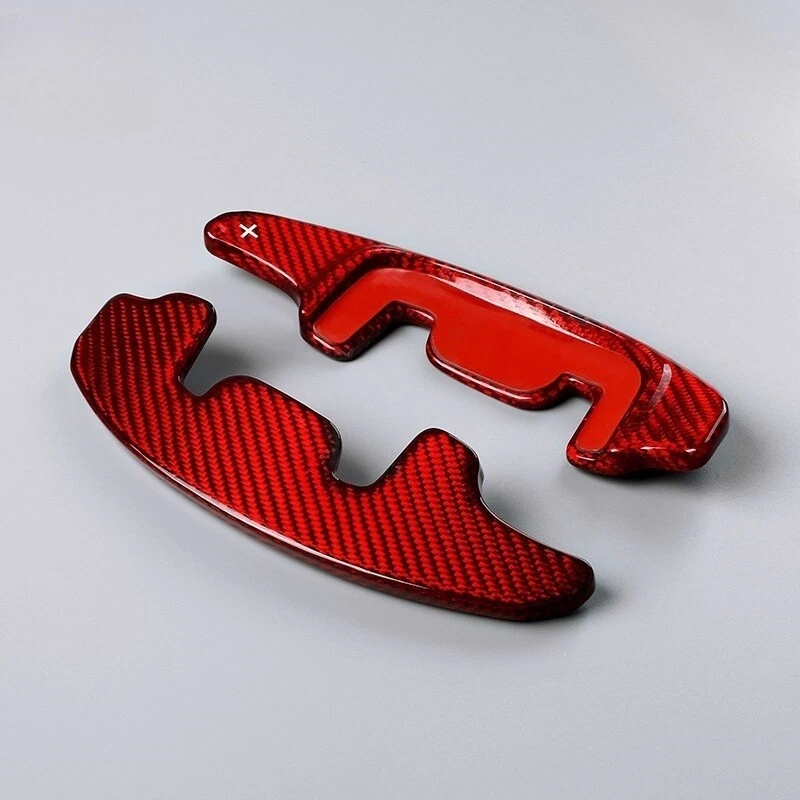 Red Carbon Fiber Steering Wheel Paddle Shifter For Mercedes Benz CLS E53 AMG GT — 第 4/4 张图片