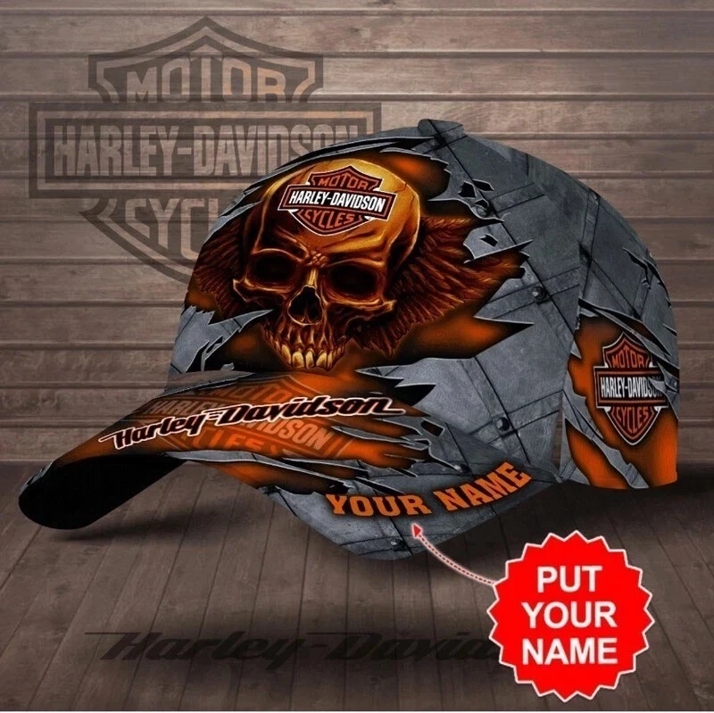 Personalized Harley Motor Davidsonn Racing Classic Cap Gift For Husband Dad