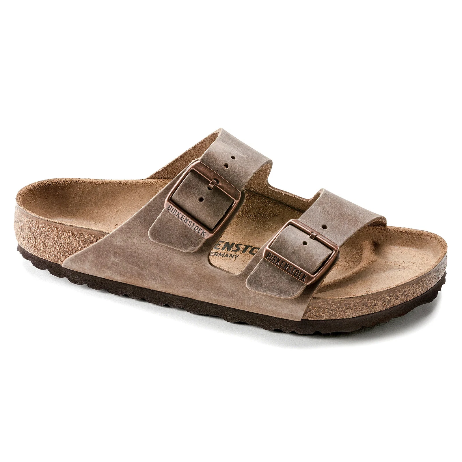 BIRKENSTOCK ARIZONA OILED LEATHER UNISEX SANDALS