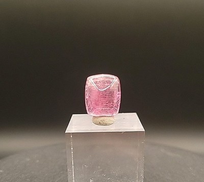 10.95 Carat Vibrant Pink Tourmaline Cabochon Loose Gemstone